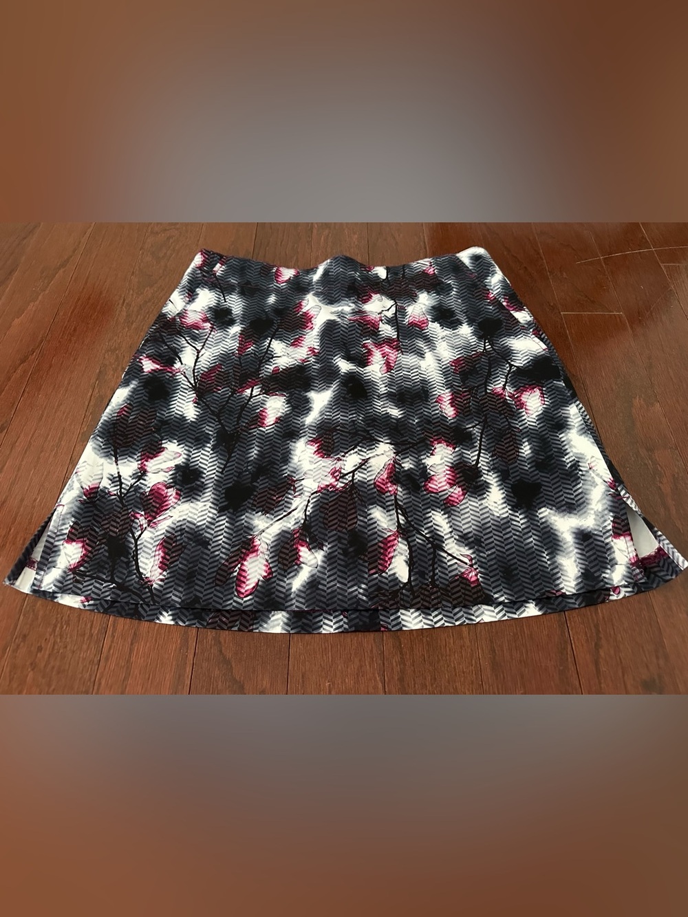 Lady Hagen Skort in Black, White & Fuchsia Pink Accents